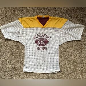 Vintage Champion Mt Pleasant Football Jersey 618 Men’s Medium Mesh